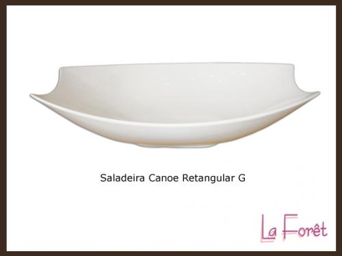 Saladeira Canoe Retangular G Porcelana